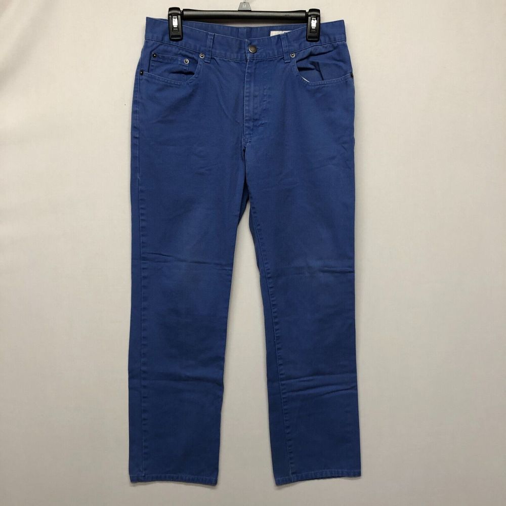 Peter Manning Men Straight Jeans Size 31x30 Blue Denim Made in USA B226 -15
